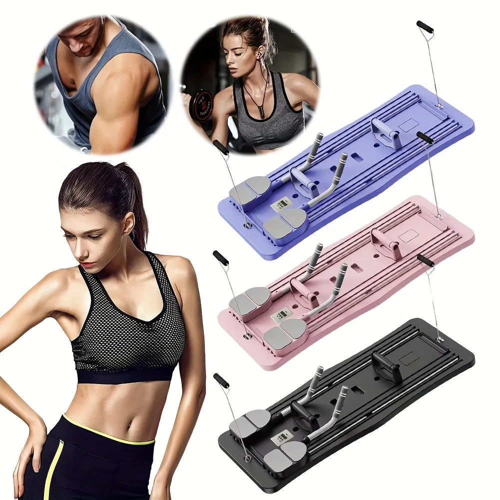 Çok Fonksiyonlu Karın ve Vücut Egzersiz Tahtası - Katlanabilir Pilates Aleti