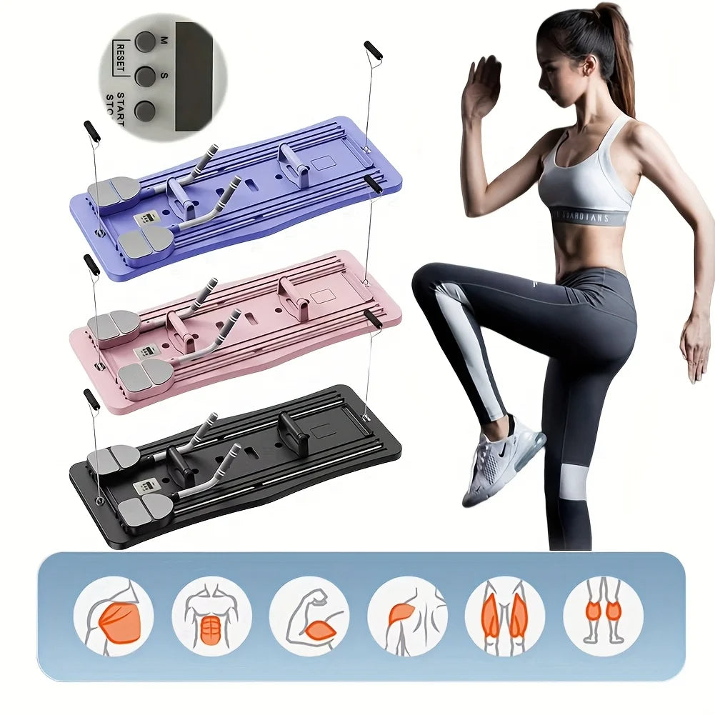 Çok Fonksiyonlu Karın ve Vücut Egzersiz Tahtası - Katlanabilir Pilates Aleti